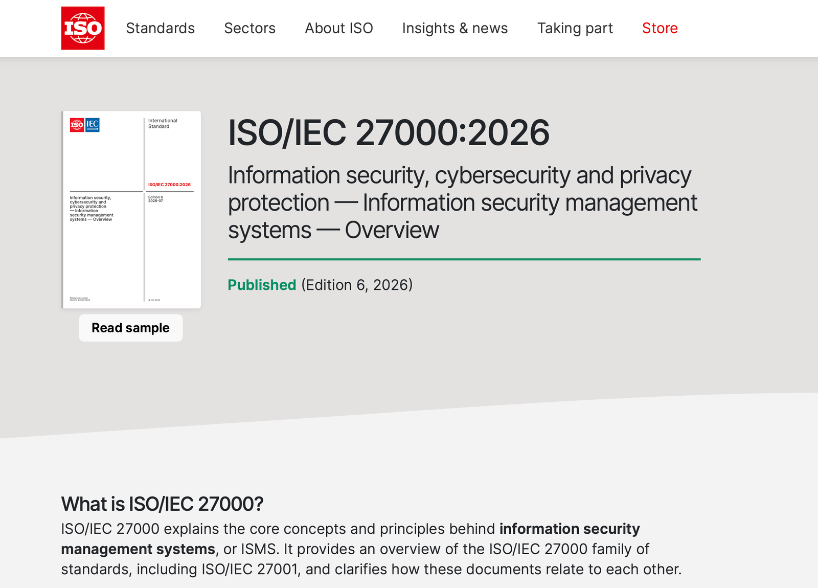 ISO/IEC 27000:2026 updates the foundation of information security governance